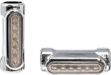 Engine Guard Led Lights Chr White/Amber