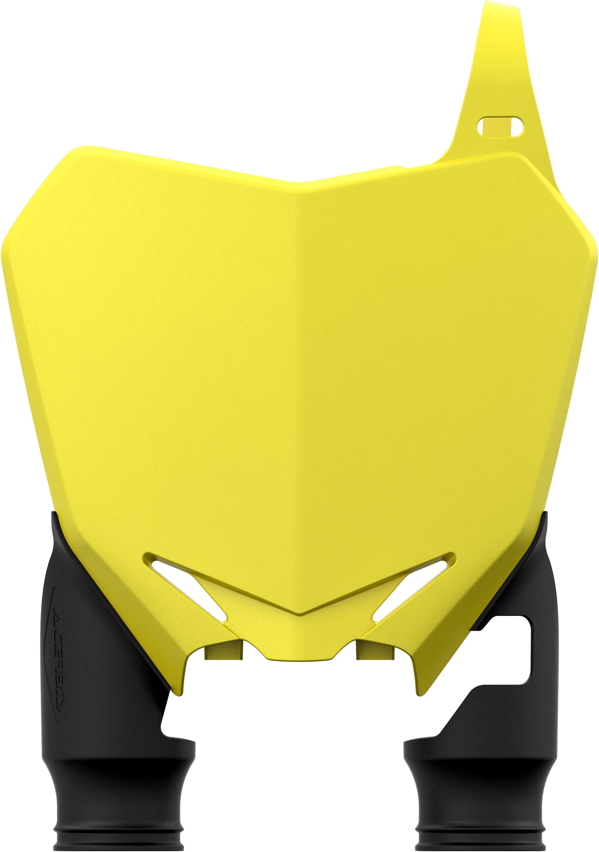 Front Number Plate Yellow/Black