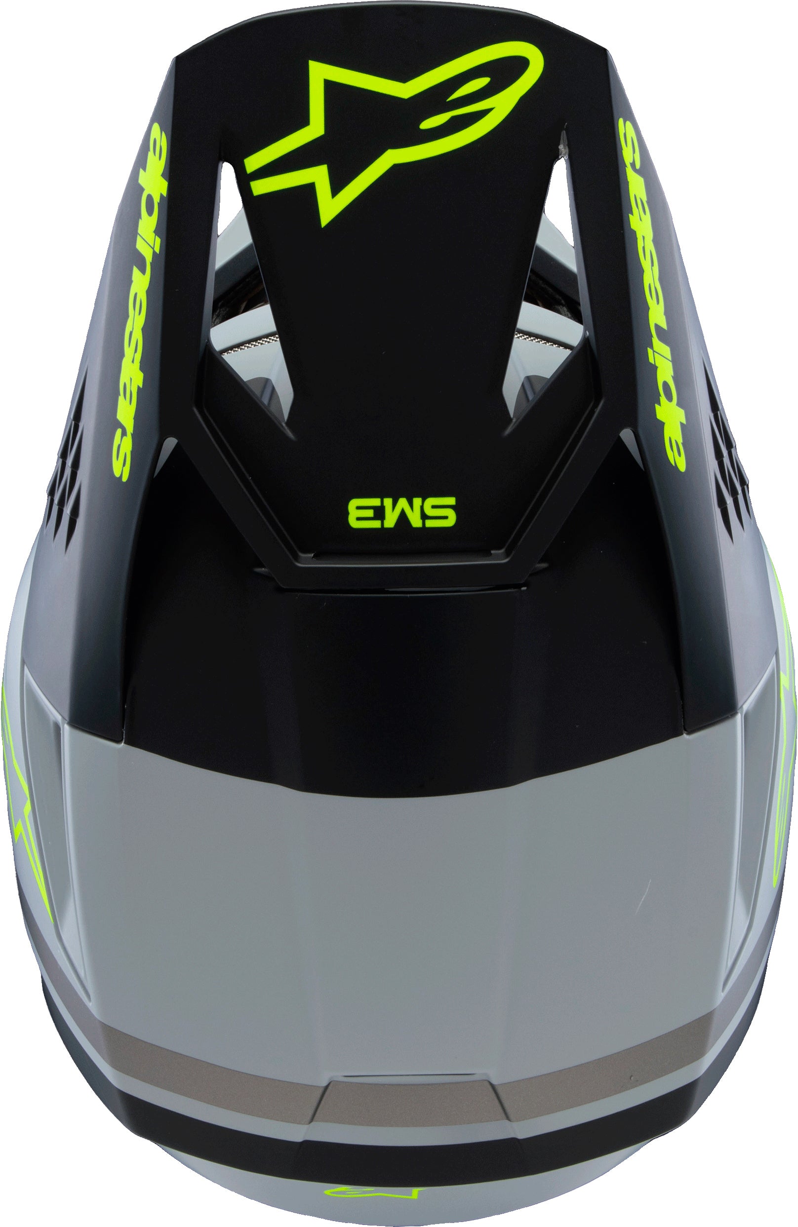 Sm3 Youth Radium Helmet Gry/Blk/Ylw Fluo Matte Ys