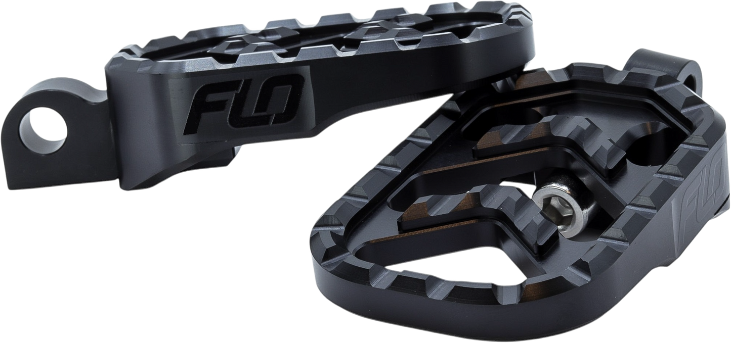 Savage Series Footpegs Black M8 Softail