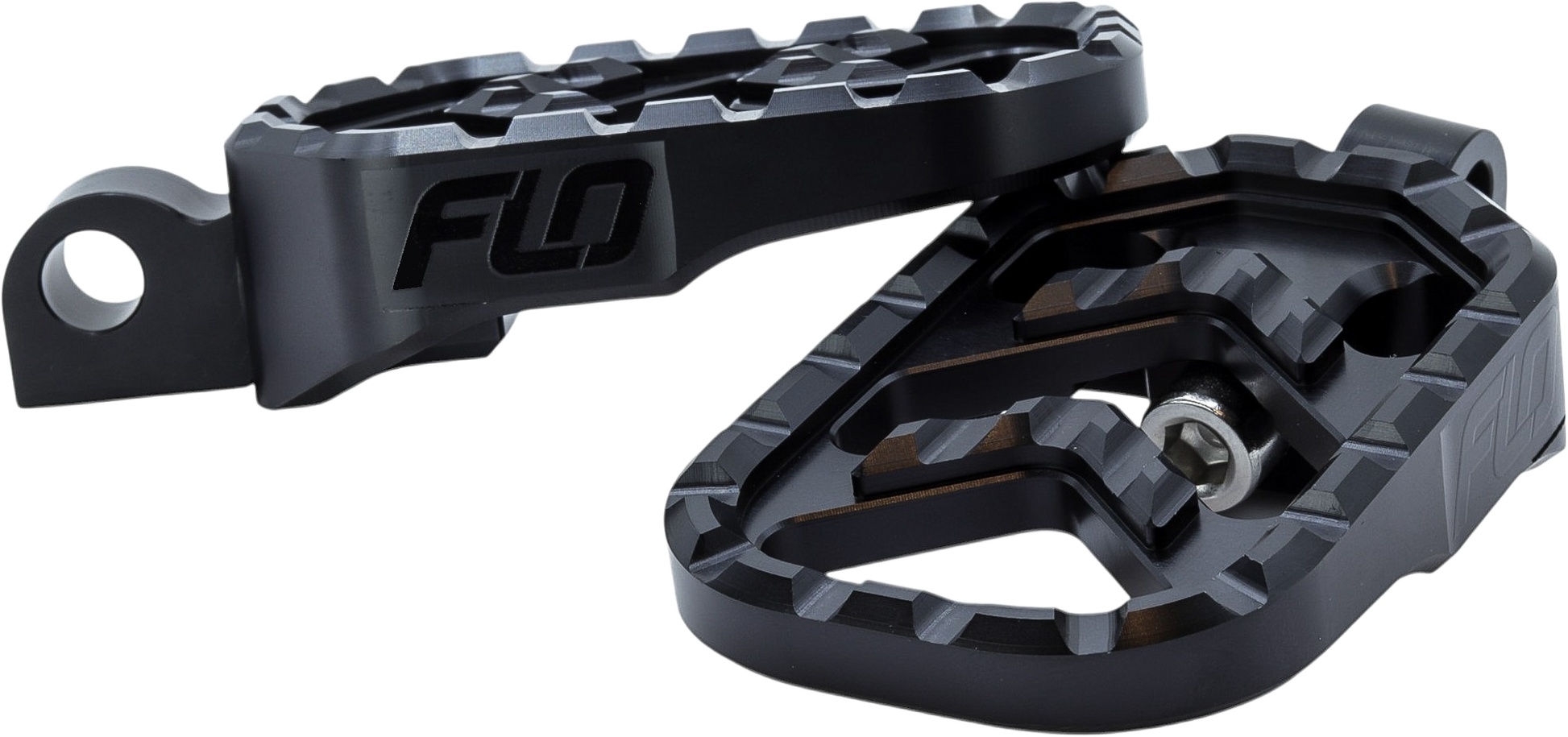 Savage Series Footpegs Black M8 Softail