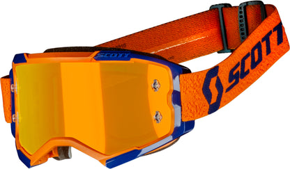 Fury Goggle Grey/Orange Orange Chrome Works