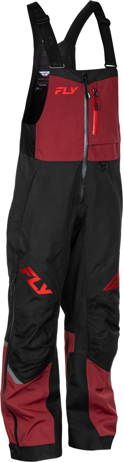 Women's Carbon Bibs Merlot/Red Md