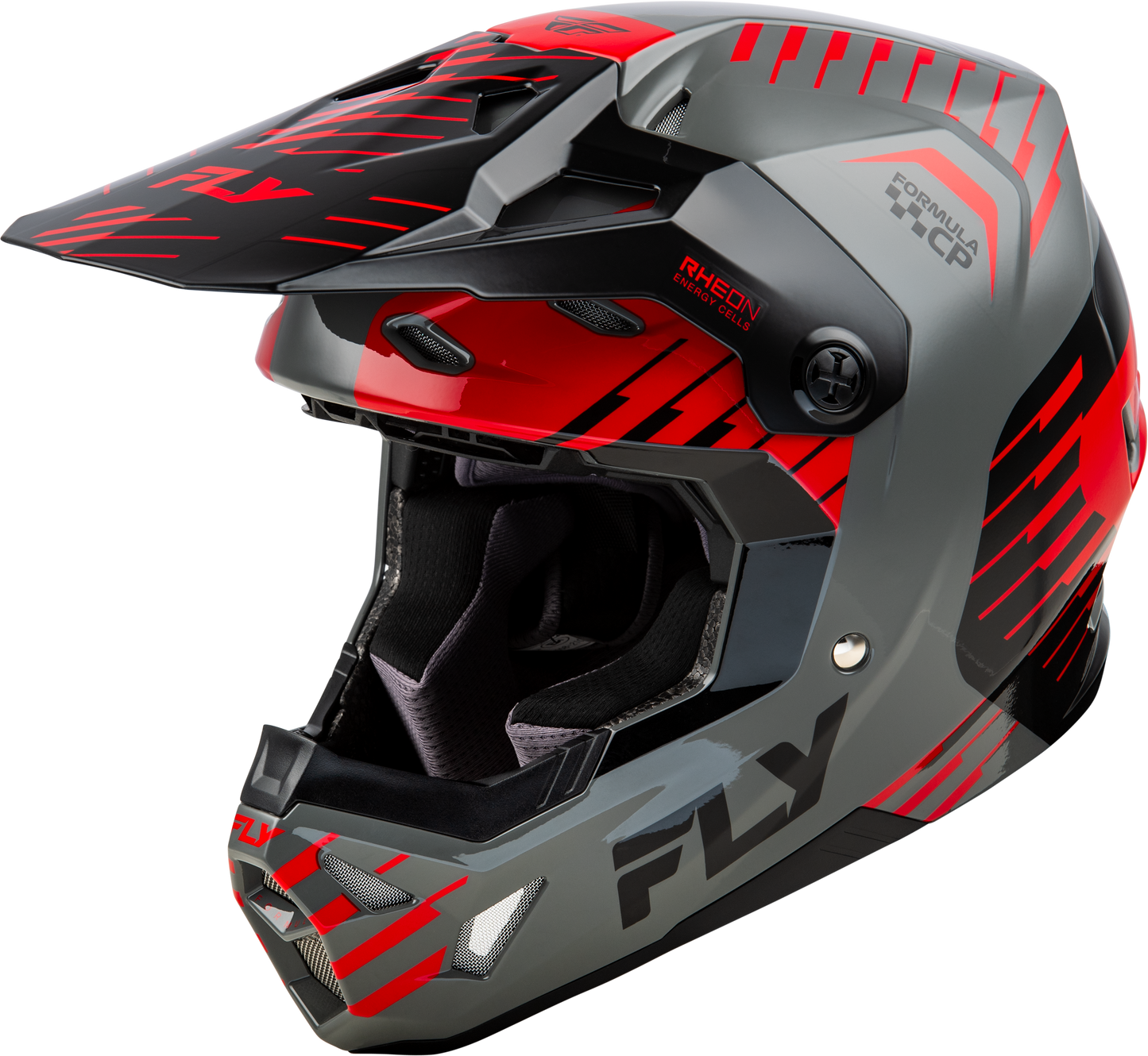 Formula Cp Slice Helmet Grey/Red/Black Lg