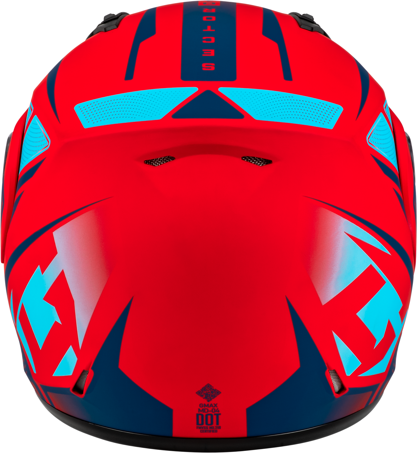 Md 04 Sector Helmet Matte Red/Blue Lg