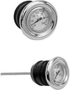 Oil Dip Stick W/Temp. Gauge White Most Softail '00 17