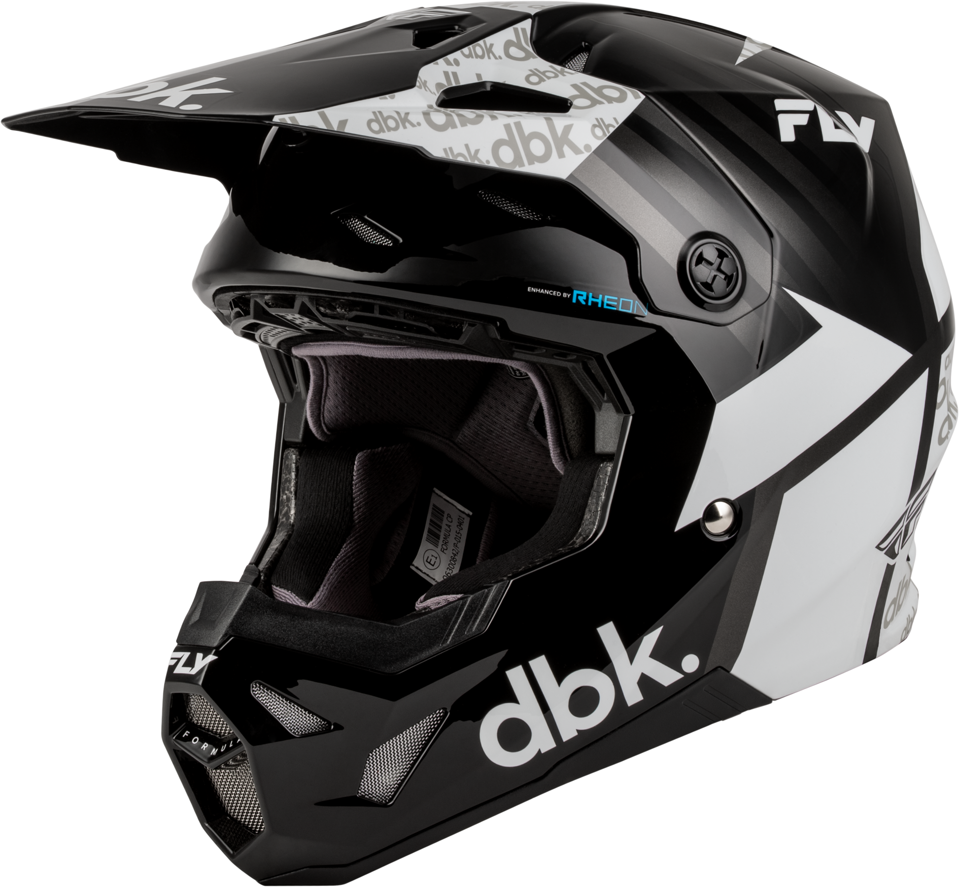 Youth Formula Cp Dbk Helmet Black/White/Grey Yl