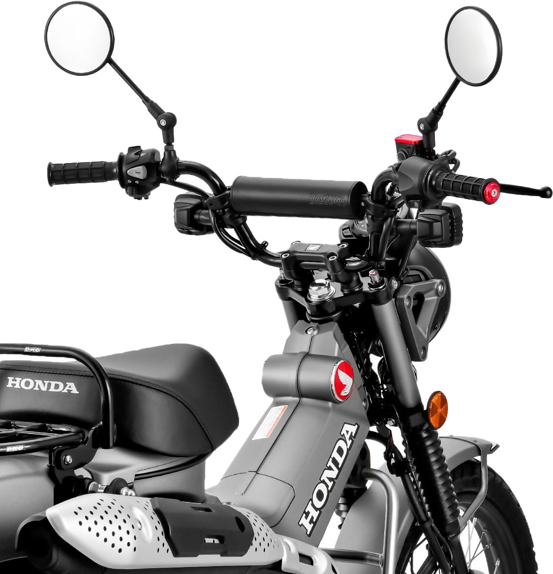 Handlebar Bar Pad Set 200mm Black Pad W/220mm Brace