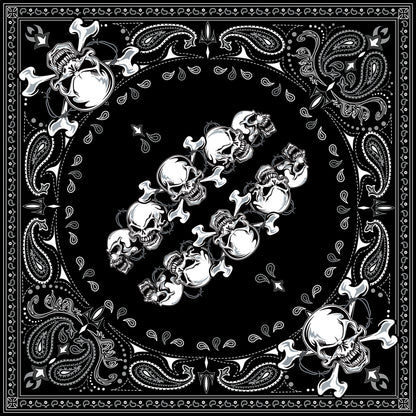 Bandanna Skull Row