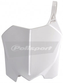 Front Number Plate White
