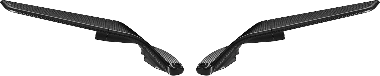 Stealth Sport Mirror Black Pair Kaw