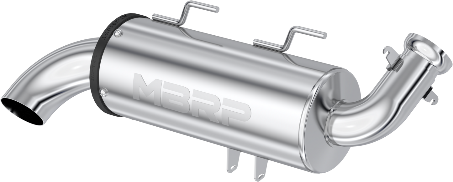 Single Slip On System W/ 5" Performance Muffler Chrome
