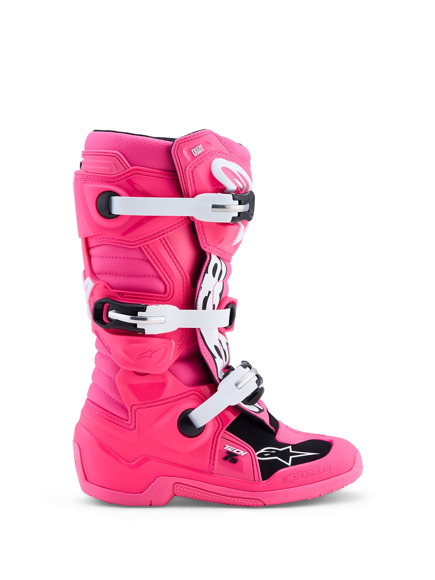 Tech 7s Boots Pink Fluo/Blk/Wht 6