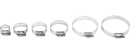 Stainless Steel Hose Clamps 13 32mm 10/Pk