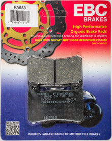 Brake Pads Fa658 Organic