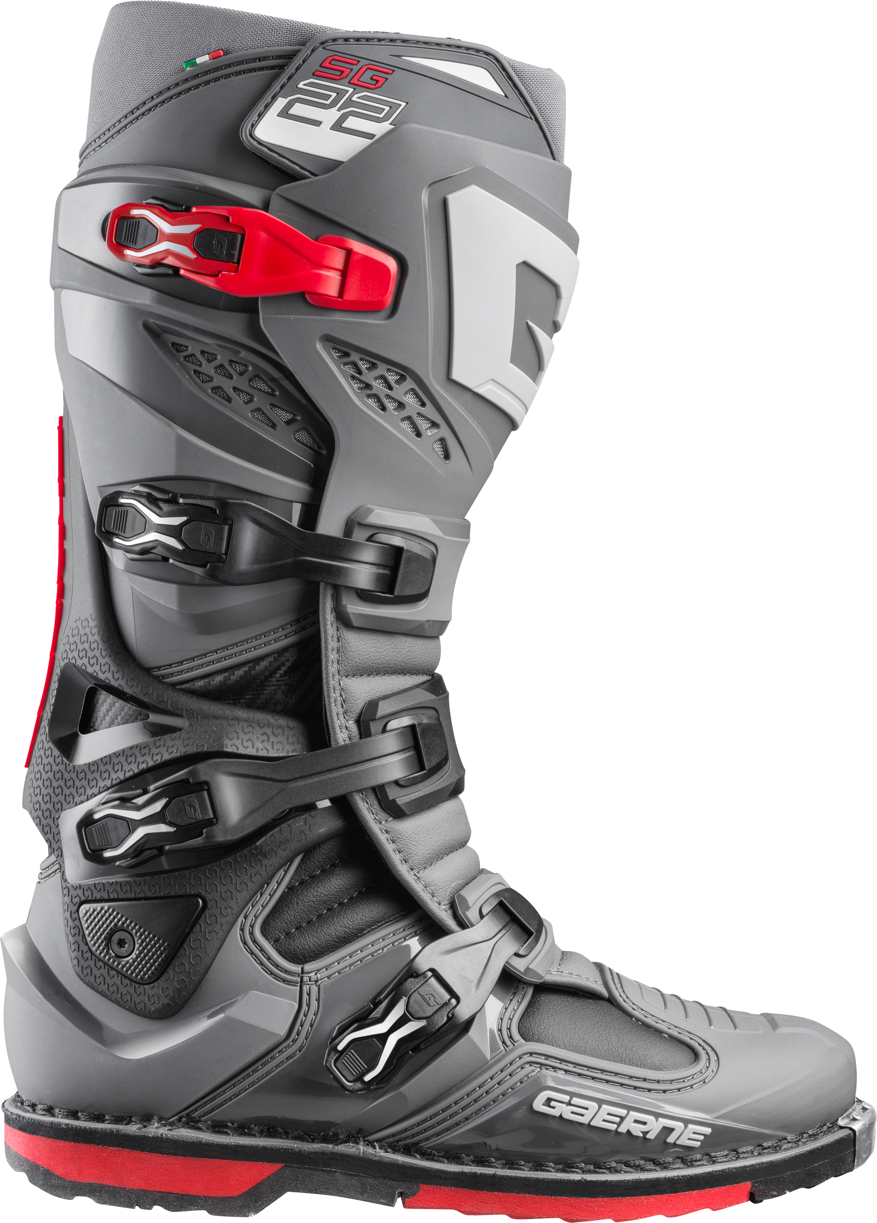 Sg 22 Boots Anthracite/Black/Red Sz 08