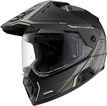 Outlander  Smart Ds Helmet Matte Black 2x