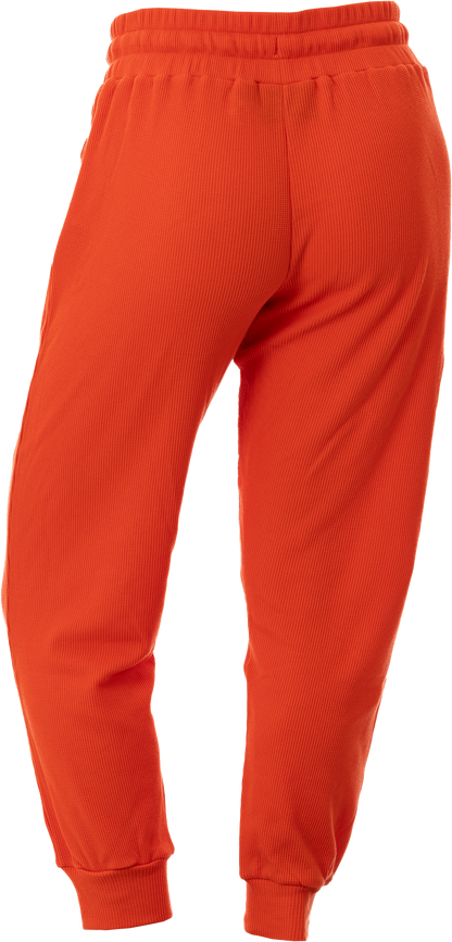 Cozy Waffle Pants Poppy Xs