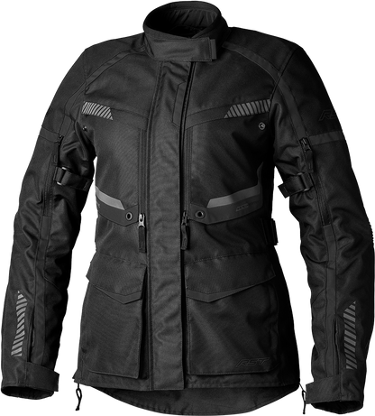 Ladies Maverick Evo Ce Jacket Black/Black Textile Xs