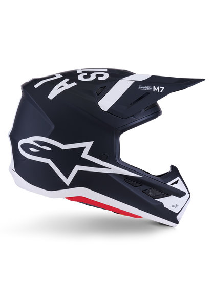 Sm7 Dasher Helmet Blk/Wht Matt Lg