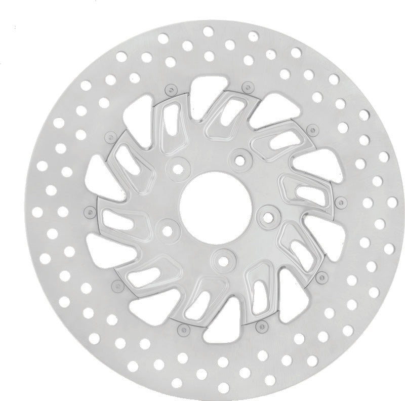 Performance Machine Disc/Carr 11.8 Supra Fr Left - Chrome