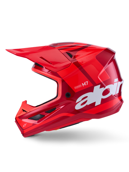 Sm7 Core Helmet Red Glossy Lg