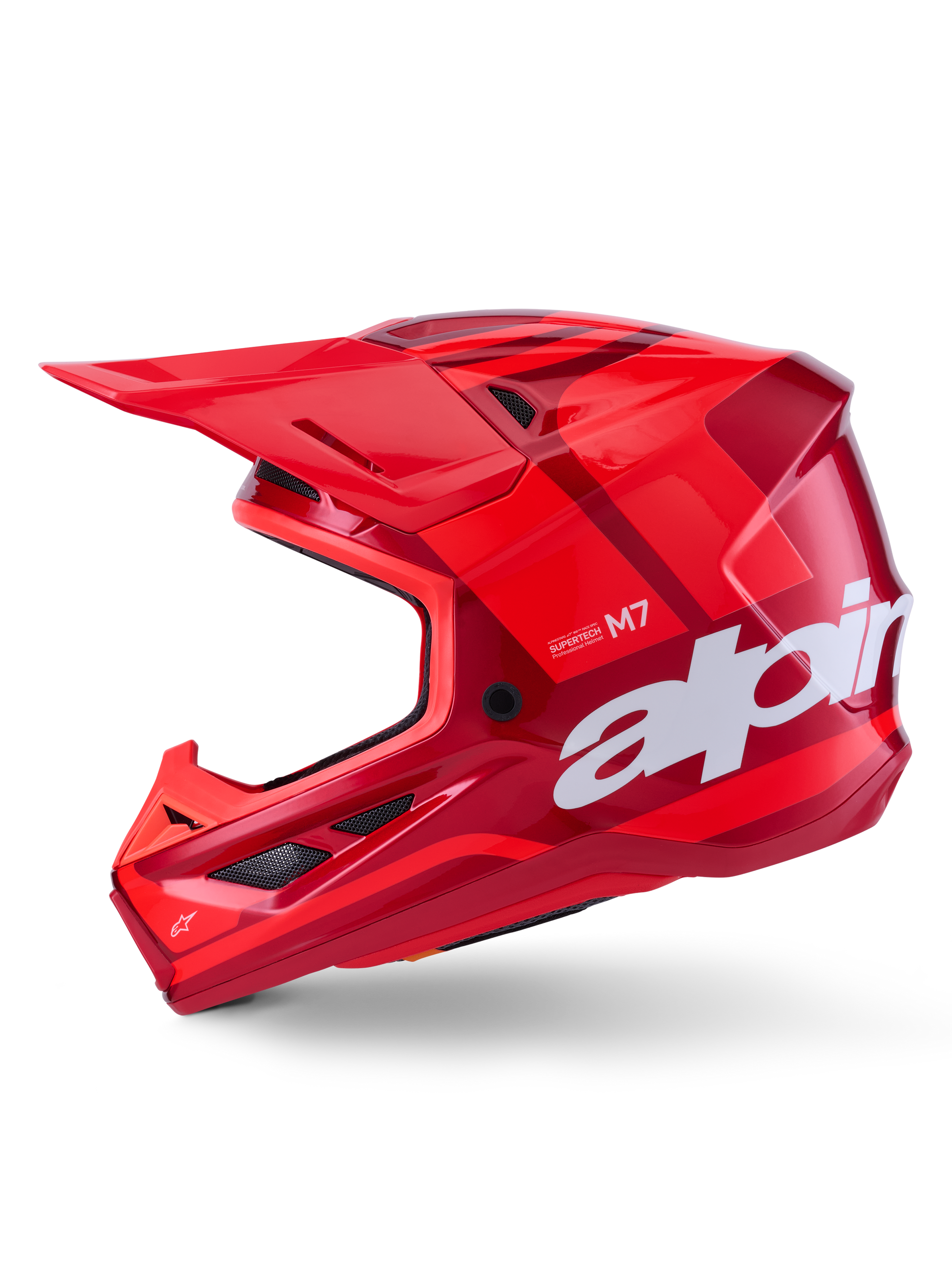 Sm7 Core Helmet Red Glossy Sm