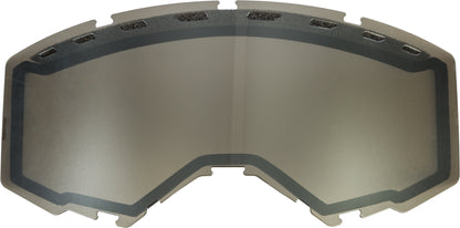 Dual Lens With Vents Adult Silver Mirror/Smoke