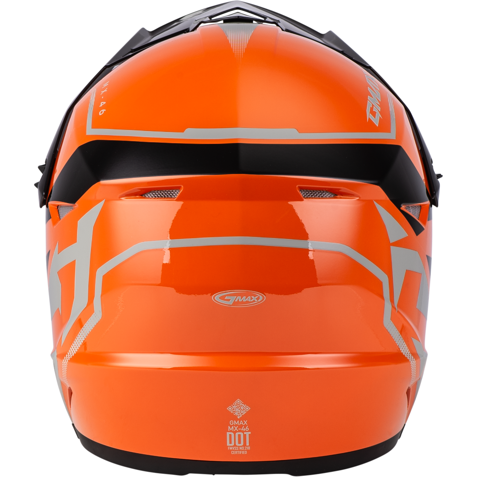 Mx 46 Compound Helmet Orange/Black/Grey Sm