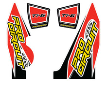 Ti 6 Wrap/End Cap Decal Yz250f Replacement Muffler Stickers