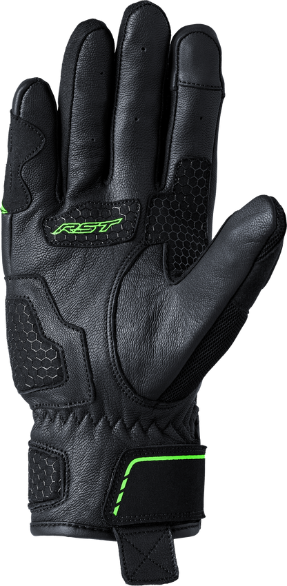 S1 Mesh Ce Glove Black/Neon Green  Lg