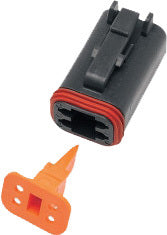 4 Wire Black Deutsch Plug & Wdglck Hd# 72114 94bk