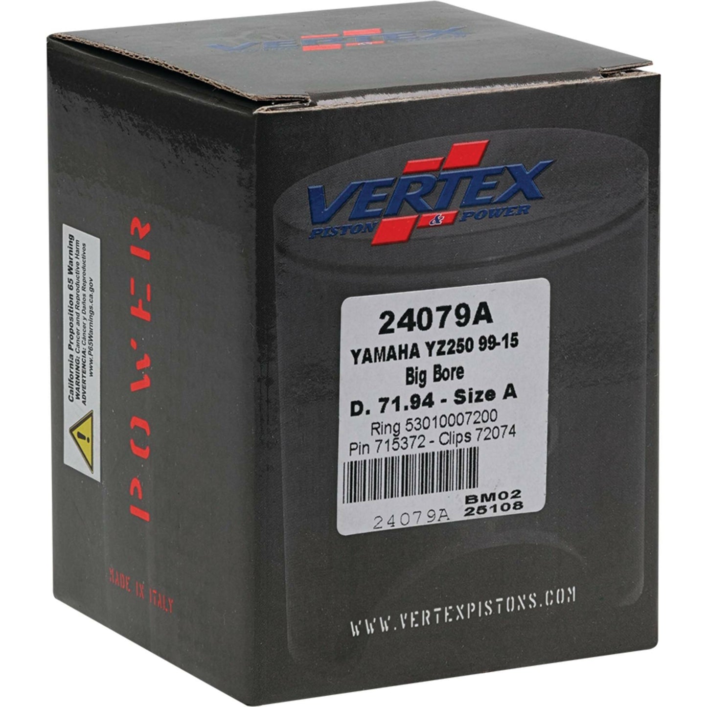 Piston Kit Bb Cast 71.94/+5.60 Yam