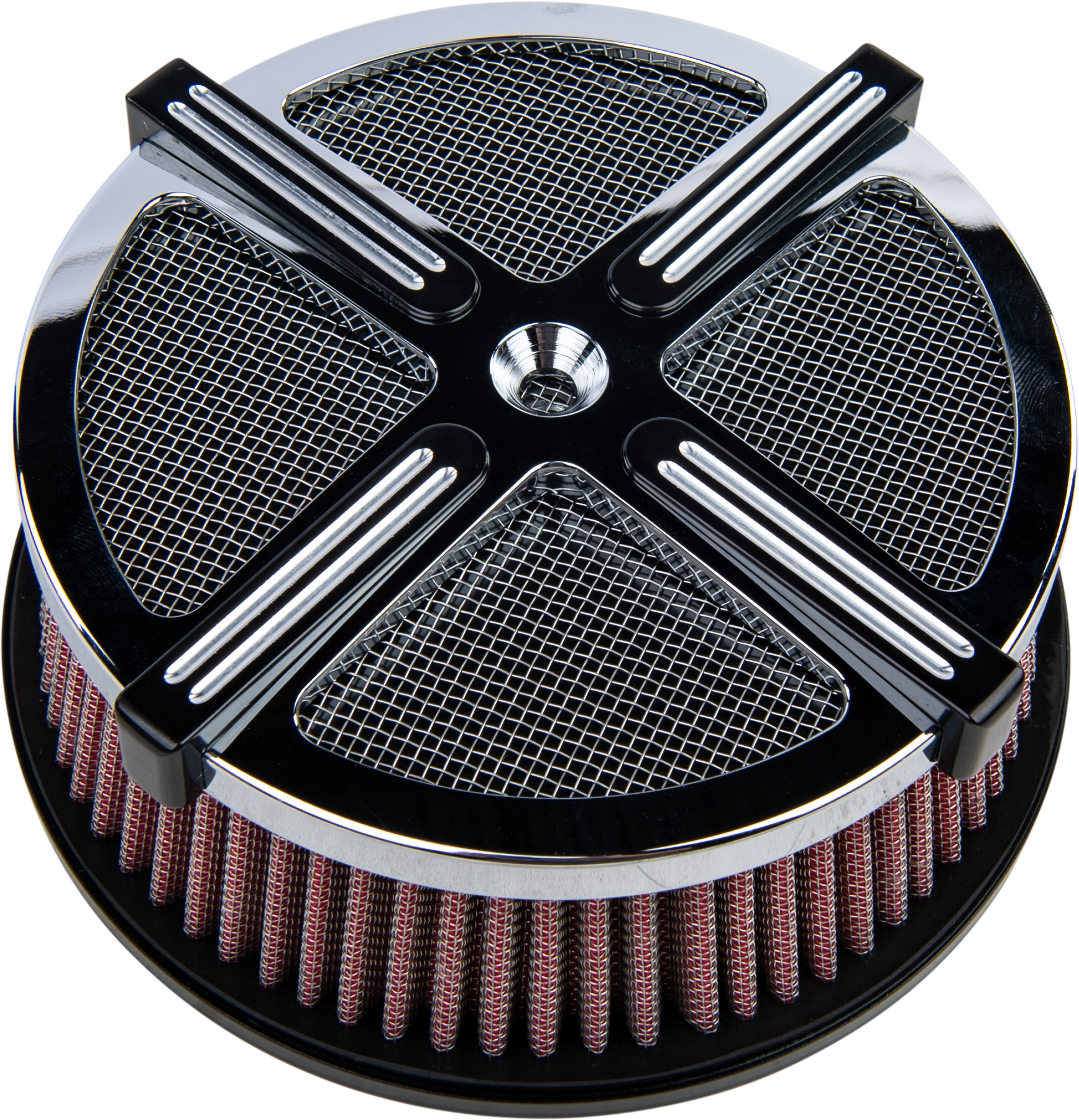 X Force Air Cleaner Kit Chrome/Black