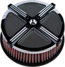 X Force Air Cleaner Kit Chrome/Black