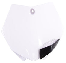 Front Number Plate White