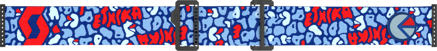 Prospect Goggle Ethika Blue/Red Silver Chrome Works