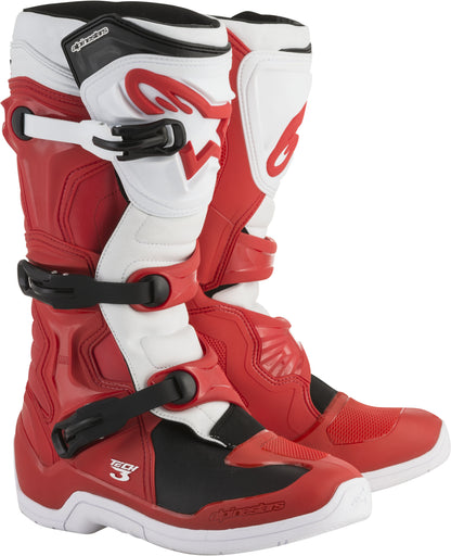 Tech 3 Boots Red/White Sz 05