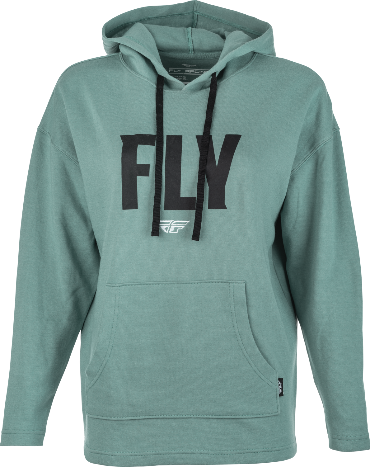 Women's Fly Weekender Hoodie Sage/Black Lg