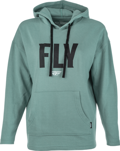 Women's Fly Weekender Hoodie Sage/Black Lg