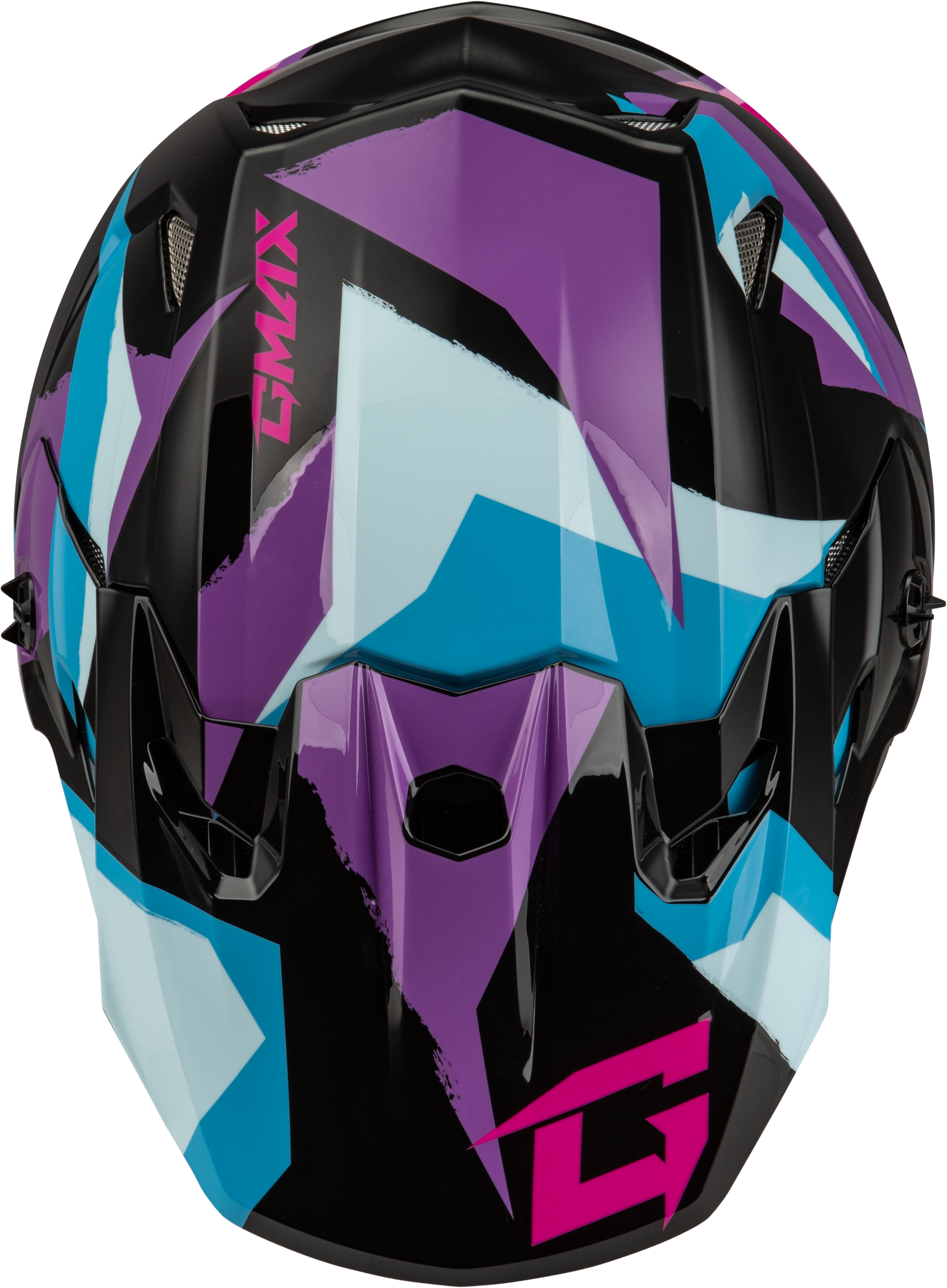 Mx 96 Splinter Helmet Black/Purple/Blue 2x