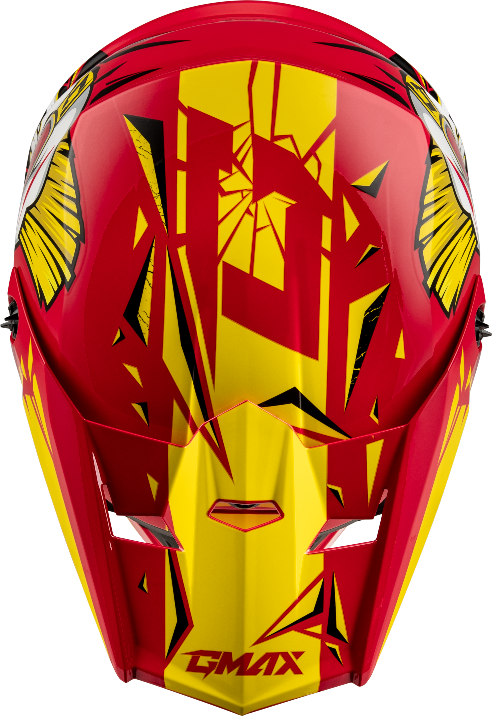 Youth Mx 46y Unstable Helmet Red/Yellow Ys