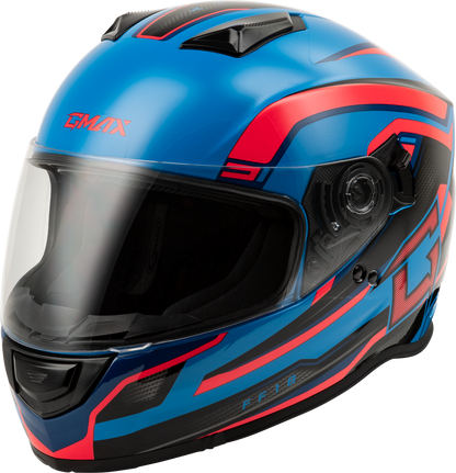 Ff 18 Drift Helmet Black/Blue/Red Md