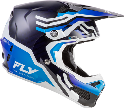 Formula S Carbon Byte Helmet Blue Carbon/Blue/White Xl
