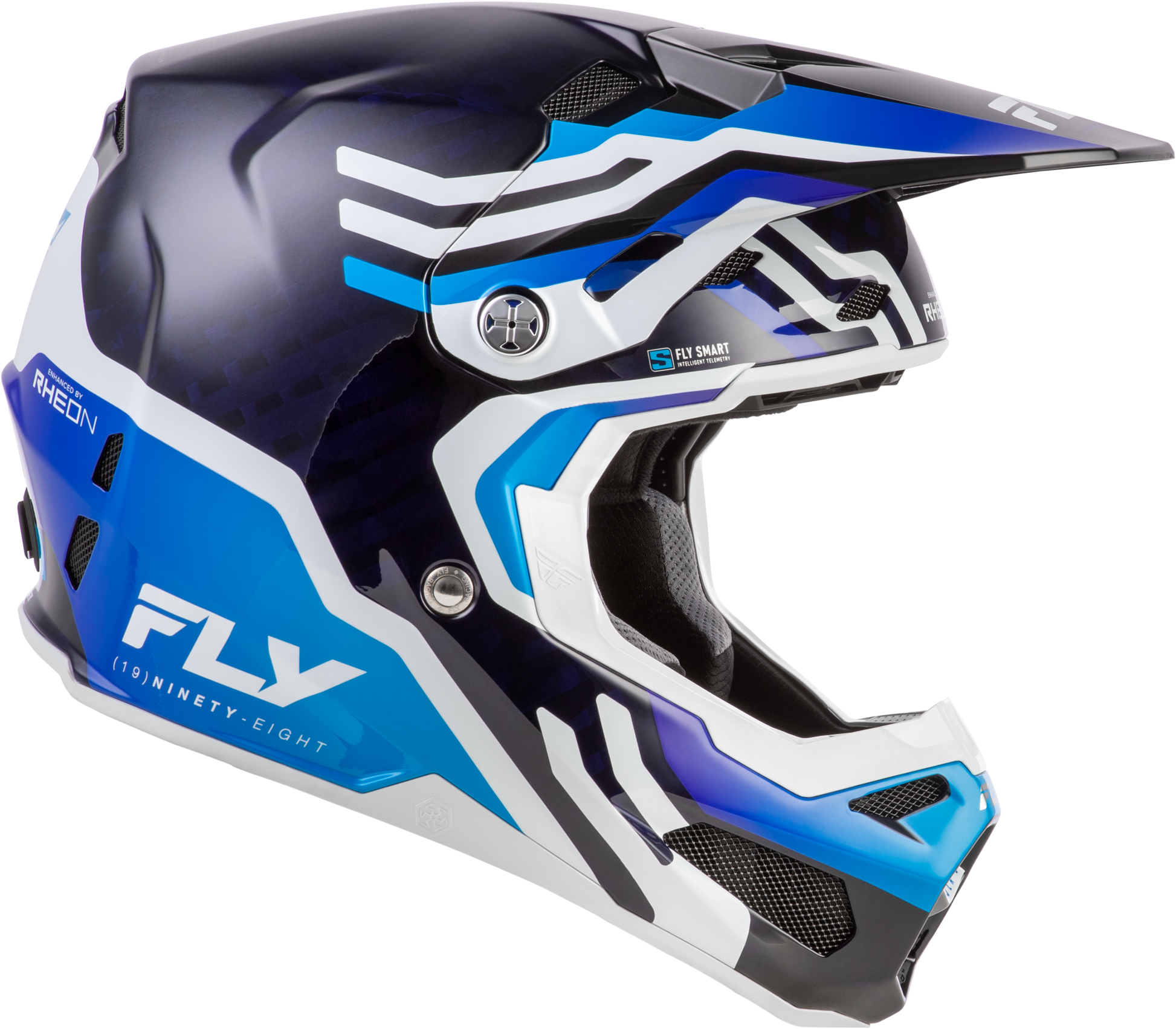 Formula S Carbon Byte Helmet Blue Carbon/Blue/White 2x