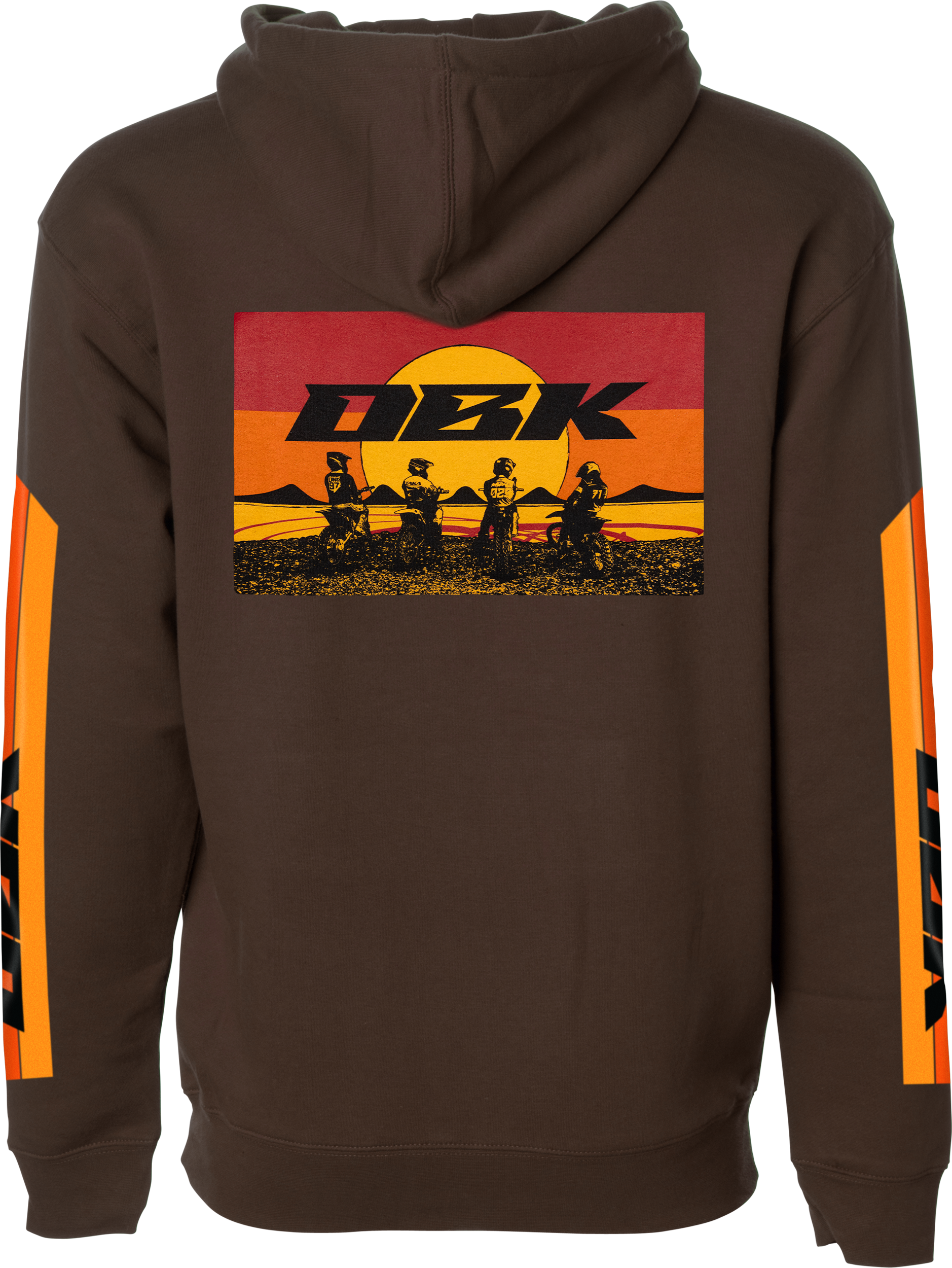 Sunday Stripe Yth Hoodie Brown Yx