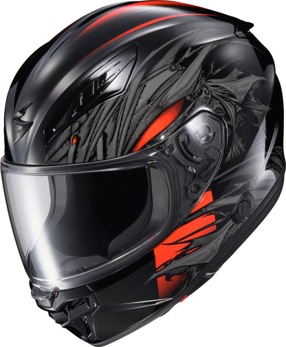 Exo R430 Full Face Helmet Wyvern Blk/Red Lg