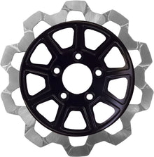 9 Spoke Rotor  Rear Blk/Sil Bow Tie 11.5" 6mm