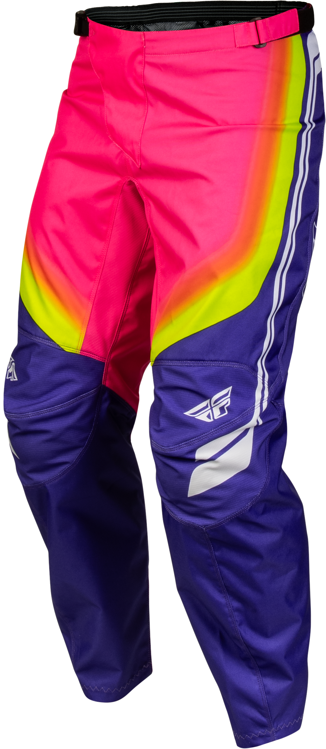 F 16 Raze Pants Purple/Pink/Yellow Sz 34