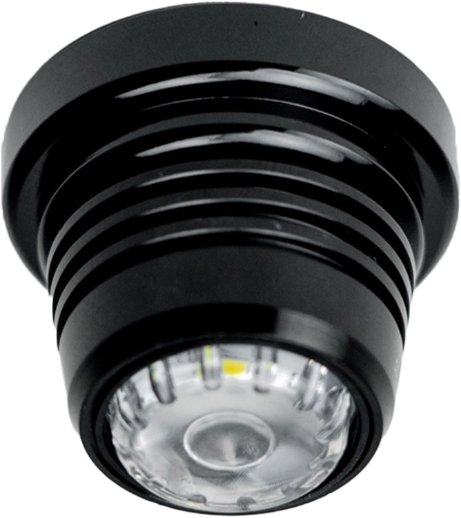 Stick On Led Dome Light Usb Rechargeable  Black